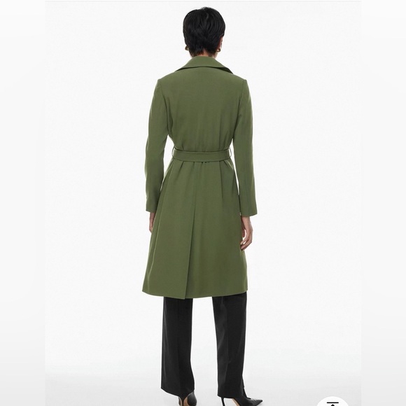 NWT Aritzia Babaton New Adira Crepe Belted Trench Coat - Picture 4 of 14